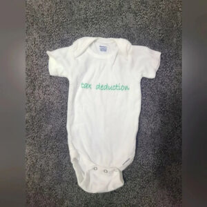 Gerber "Tax Deduction" Onesie